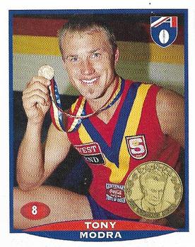 1997 Select AFL Stickers #8 Tony Modra Front